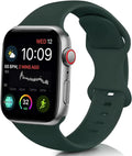 Apple Watch-silikonerem — klassisk olivengrøn, dobbelt løkkelukning