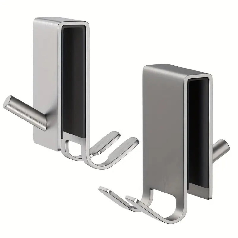 Stainless Steel Over-Glass Shower Hooks | Ka-mostore