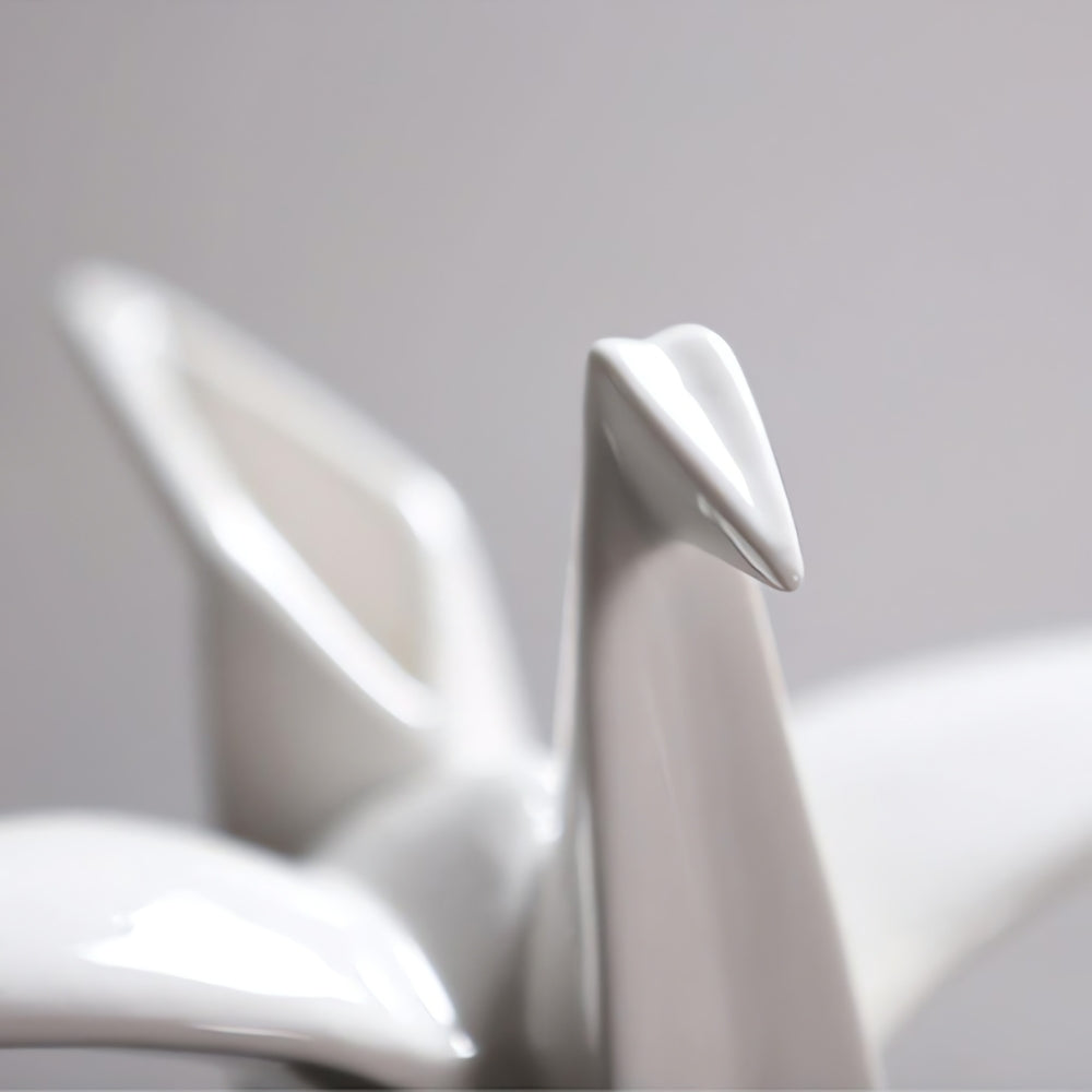 Origami-Inspired Ceramic Bird Statue | Ka-mostore