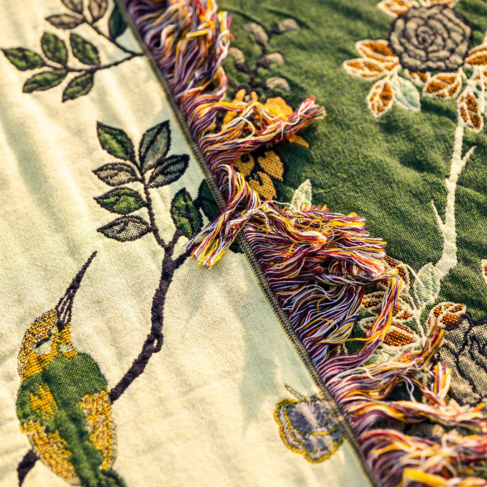 Textured Layered Gauze Cotton Throw | Ka-mostore