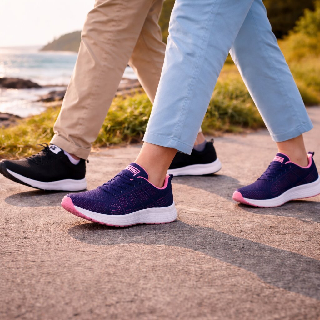 OrthoLivia Orthopädische Damensneaker — Fußgewölbestütze, stabilisierende Sohle bei Fußschmerzen