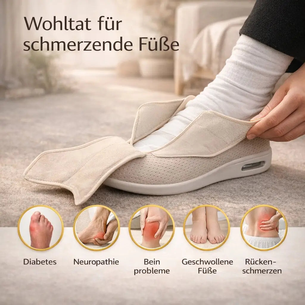 FußKomfort Buty ortopedyczne o szerokim kroju — komfort dla wrażliwych stóp