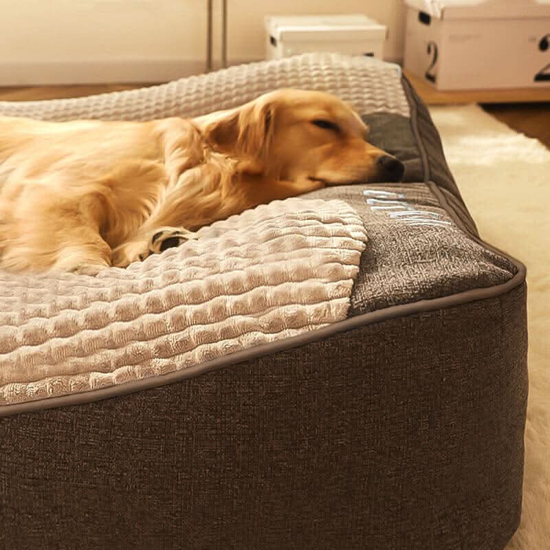 CANICOVE ortopædisk hundeseng — støttende nakkepude til mellemstore til ekstra store hunde