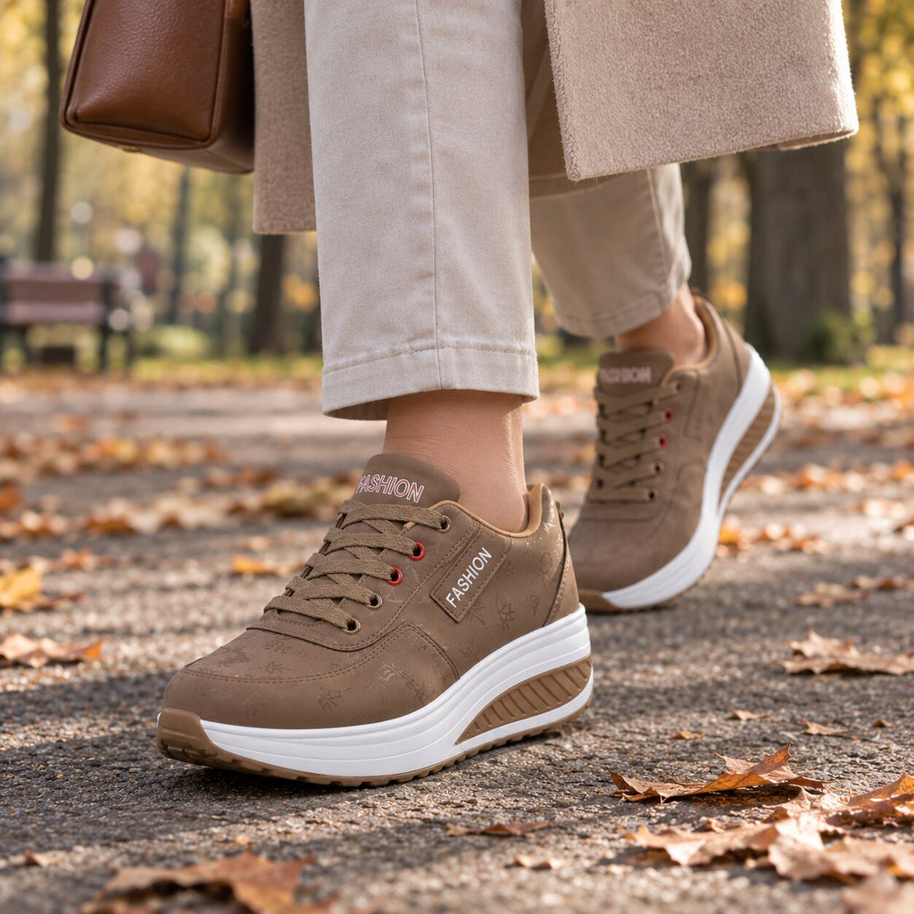 Sneakers ortopediche da donna Aircelle — Tessuto a rete traspirante, plantare di supporto, suola con cuscinetto d'aria