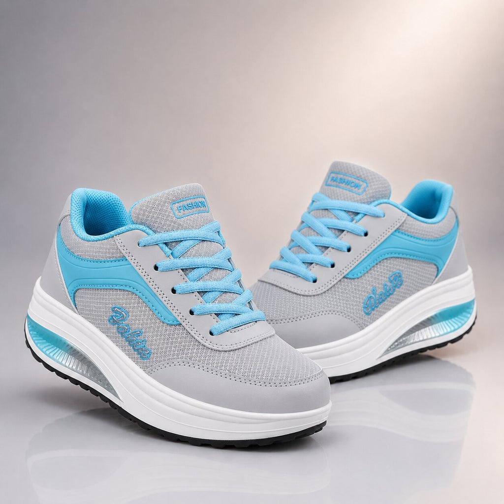 Sneakers ortopediche da donna Aircelle — Tessuto a rete traspirante, plantare di supporto, suola con cuscinetto d'aria