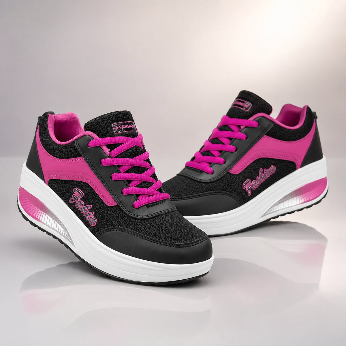Sneakers ortopediche da donna Aircelle — Tessuto a rete traspirante, plantare di supporto, suola con cuscinetto d'aria