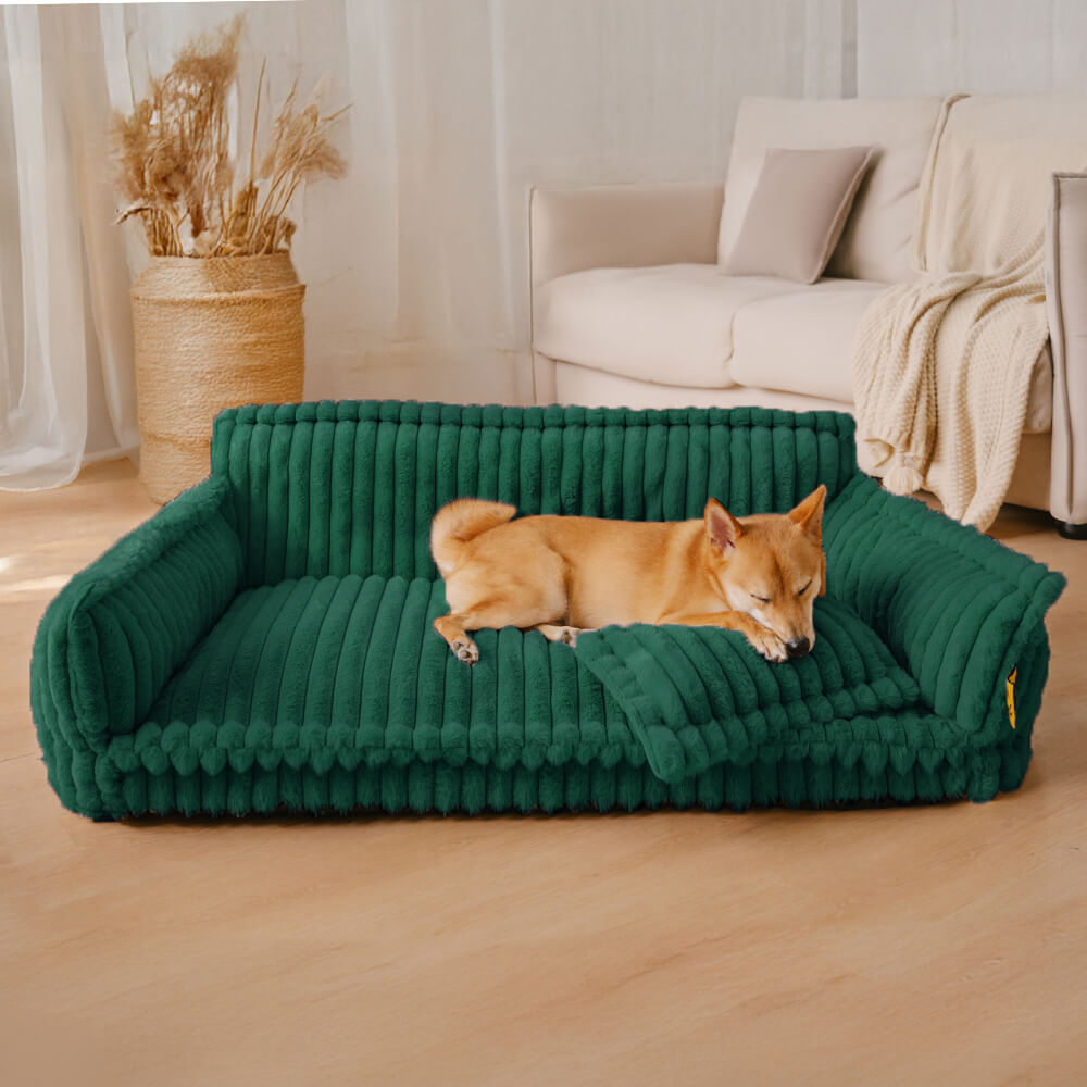 Orthopedic Dog Bed CaniSofa – Joint Support, Washable Cover, Comfortable Headrest | Ka-mostore