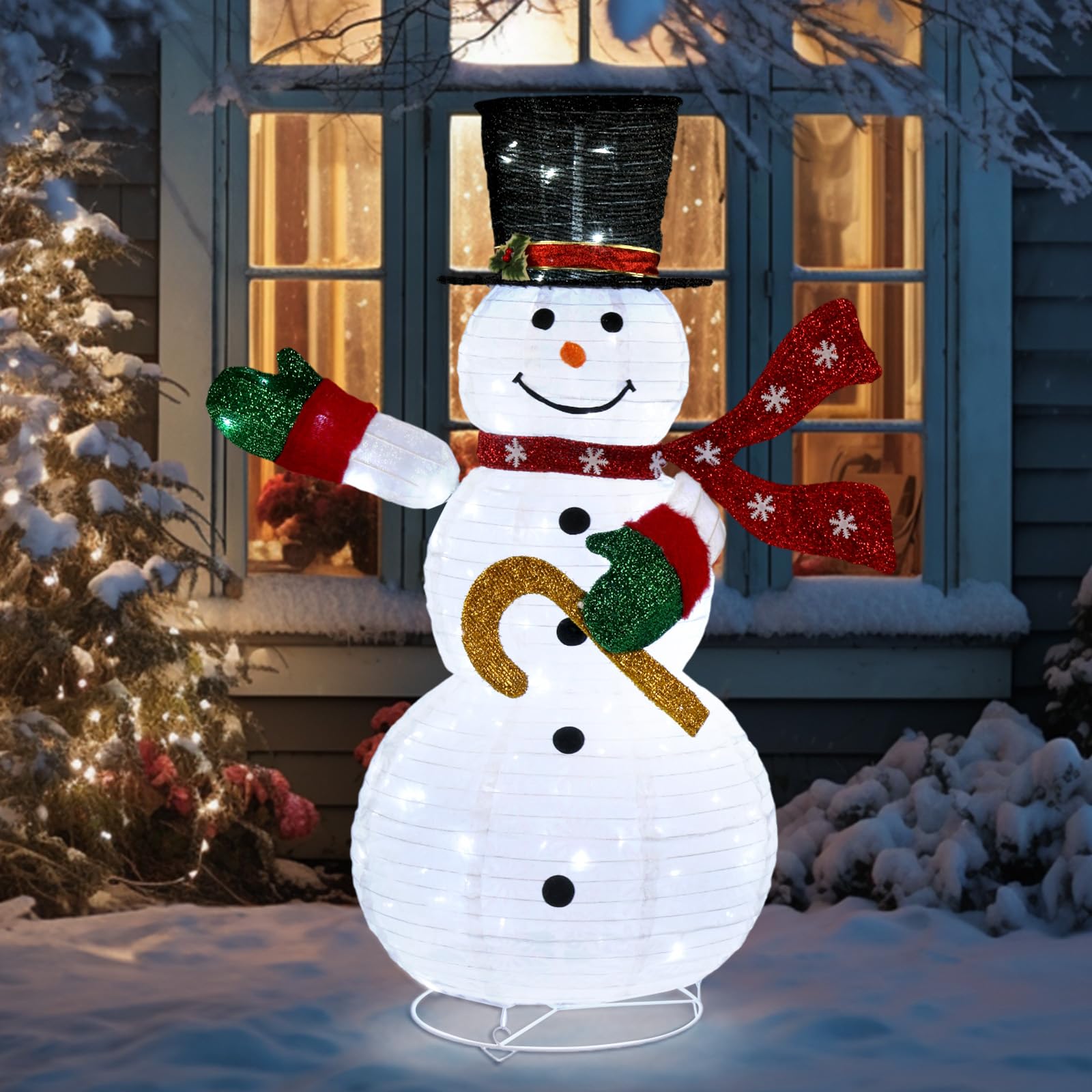 Outdoor Christmas Snowman Light Decoration | Ka-mostore