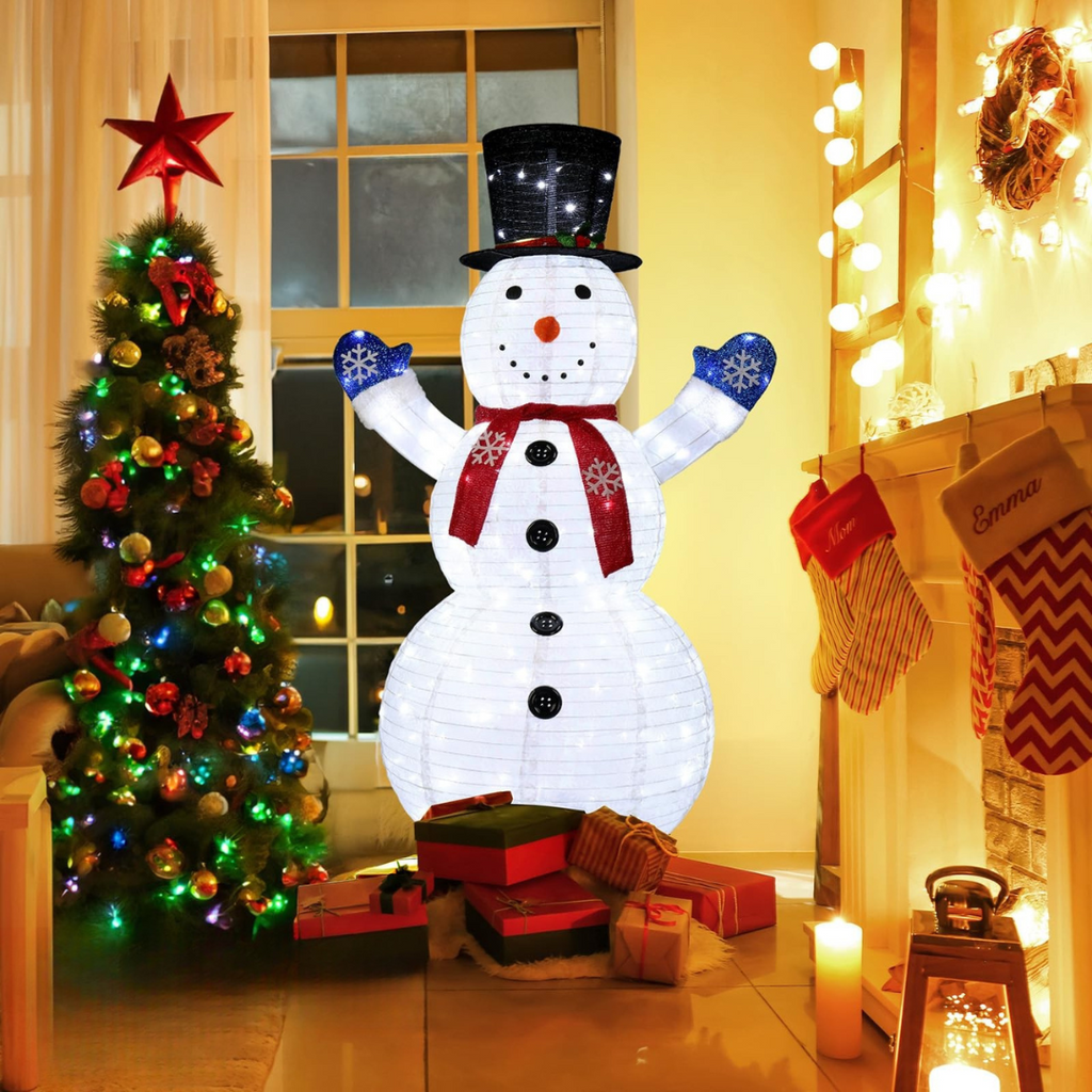 Outdoor Christmas Snowman Light Decoration | Ka-mostore