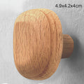 Pebble Shape Wood Clothes Hook | Ka-mostore