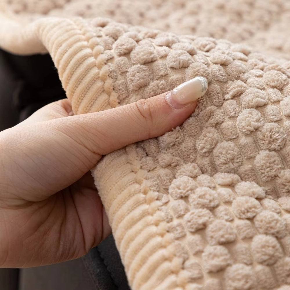 Textured Quilted Sofa Cover - Furniture Protection | Ka-mostore