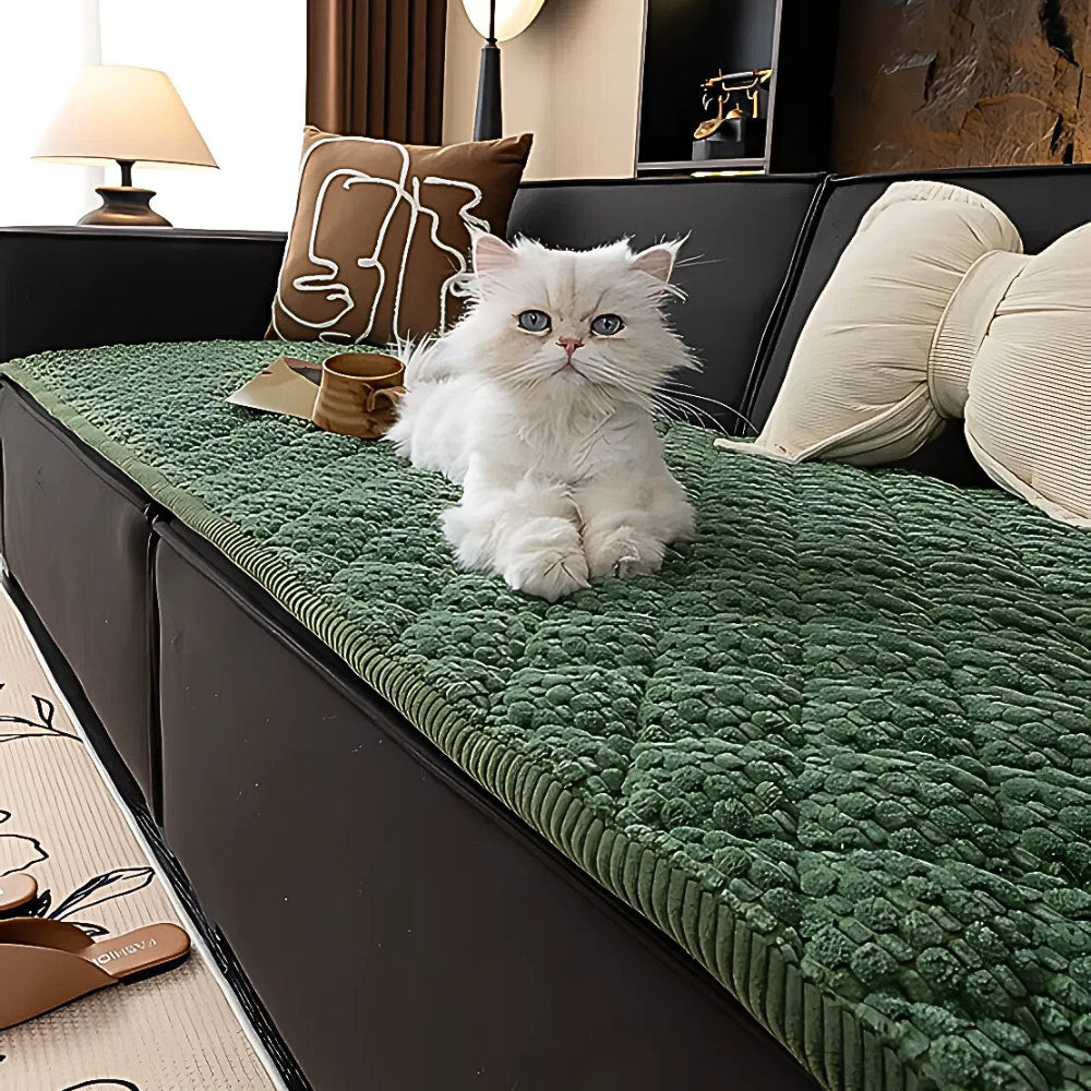 Textured Quilted Sofa Cover - Furniture Protection | Ka-mostore