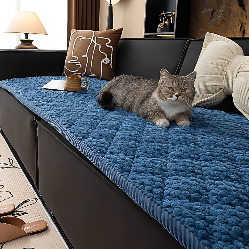 Textured Quilted Sofa Cover - Furniture Protection | Ka-mostore