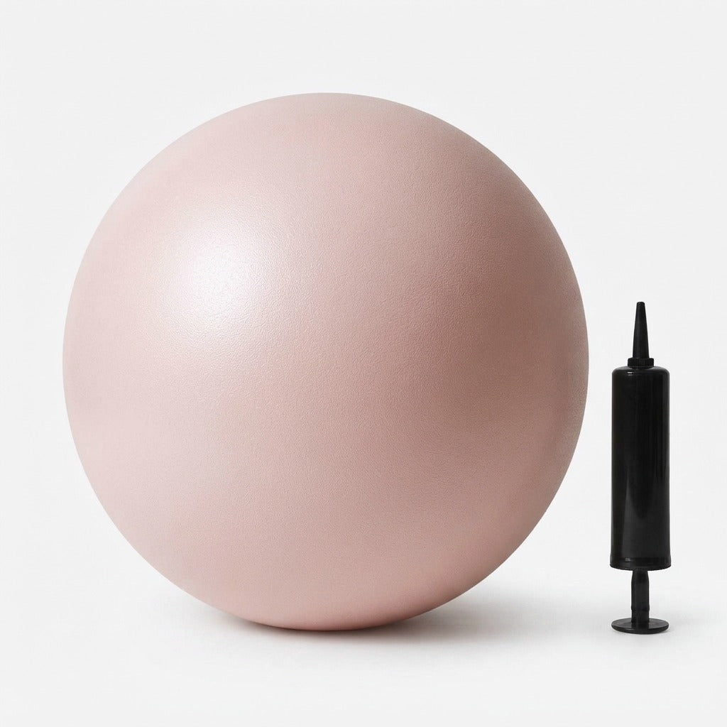 Balle de Pilates anti-éclatement en PVC avec pompe — ballon d’exercice pour l’entraînement de l’équilibre
