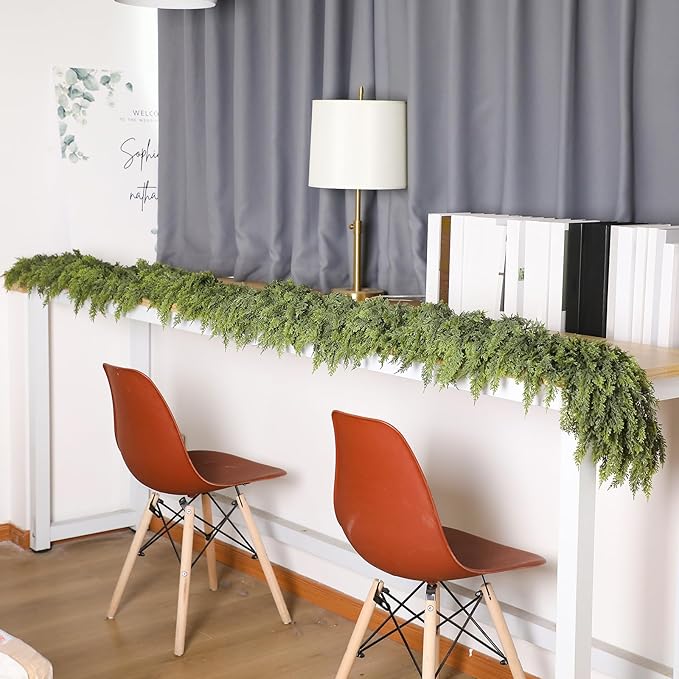 PineAura - 1.8m Realistic Cypress Garland | Ka-mostore