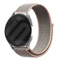 40 mm nylonarmband för Samsung Galaxy Watch 7 – grått och rosa
