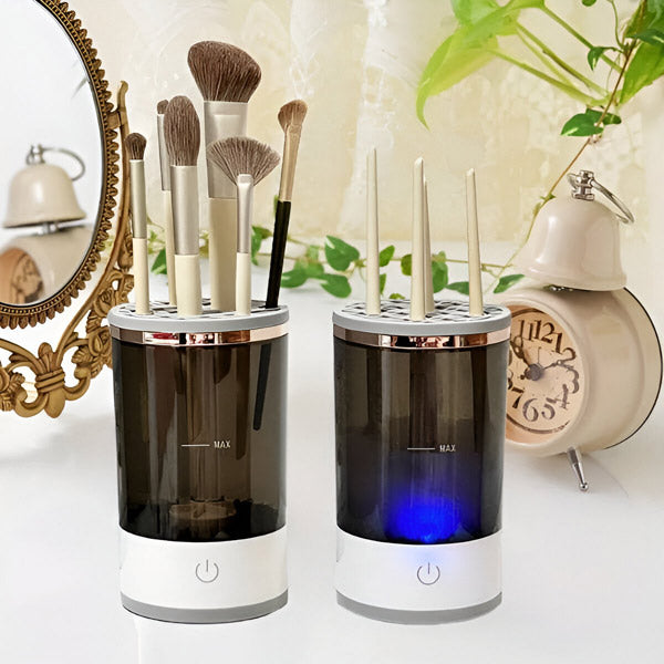 Limpiador eléctrico de brochas de maquillaje PinselClean - dispositivo de limpieza con un solo toque