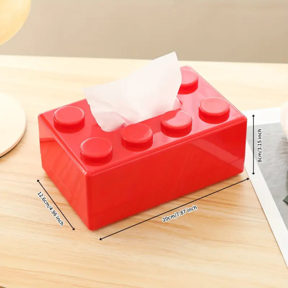 Tissueboxhoes met bouwstenen | Ka-mostore