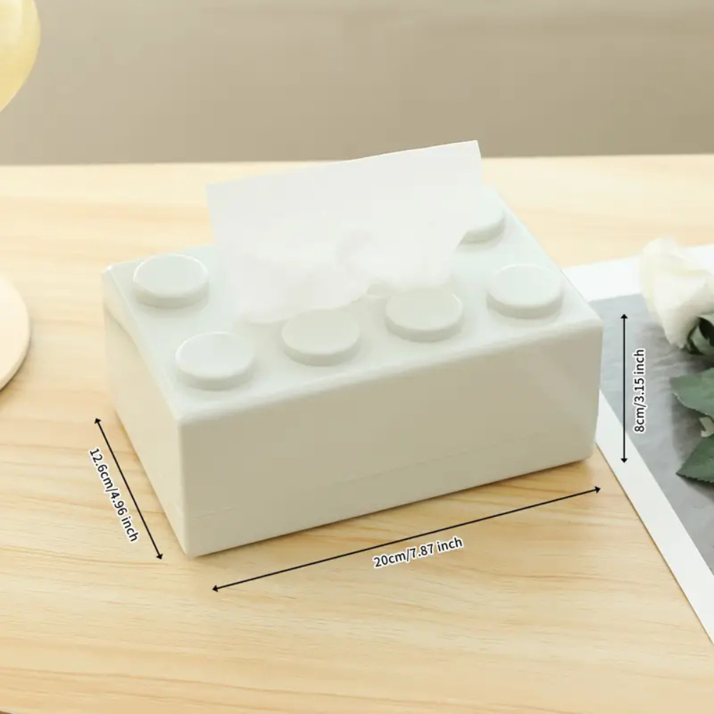 Tissueboxhoes met bouwstenen | Ka-mostore