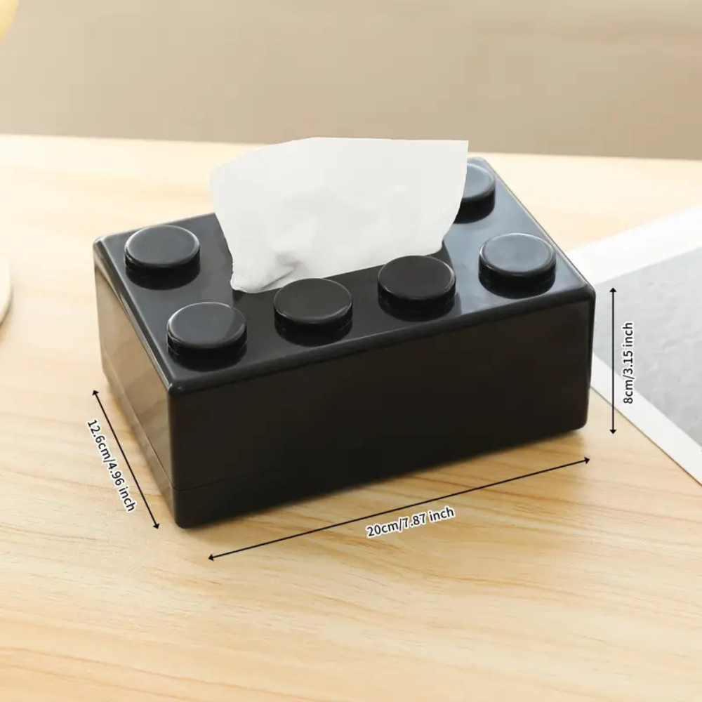 Tissueboxhoes met bouwstenen | Ka-mostore