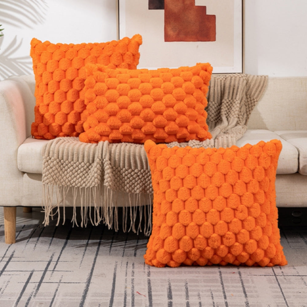 Textured Plush Pillow Cover - Marshmallow Softness | Ka-mostore