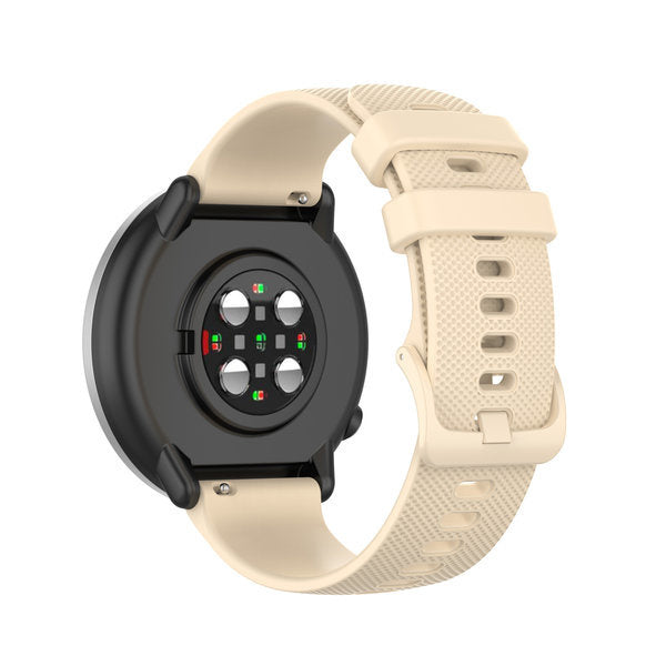 Polar Ignite 2 beige silikonarmband — slitstarkt och flexibelt komfortarmband