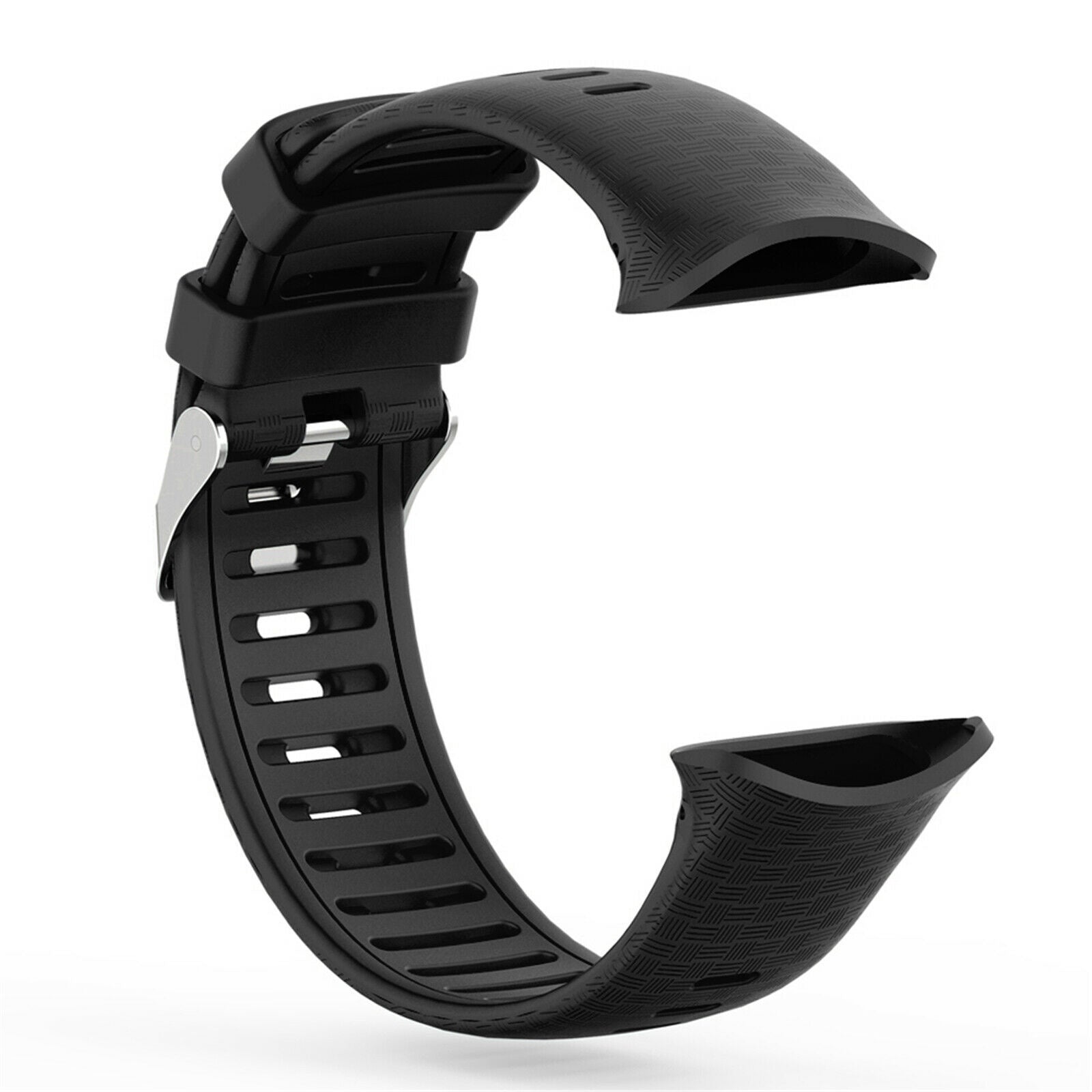 Black Silicone Watch Strap for Polar Vantage V
