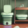 Portable Green Mini Washing Machine with 3 Washing Modes | Ka-mostore