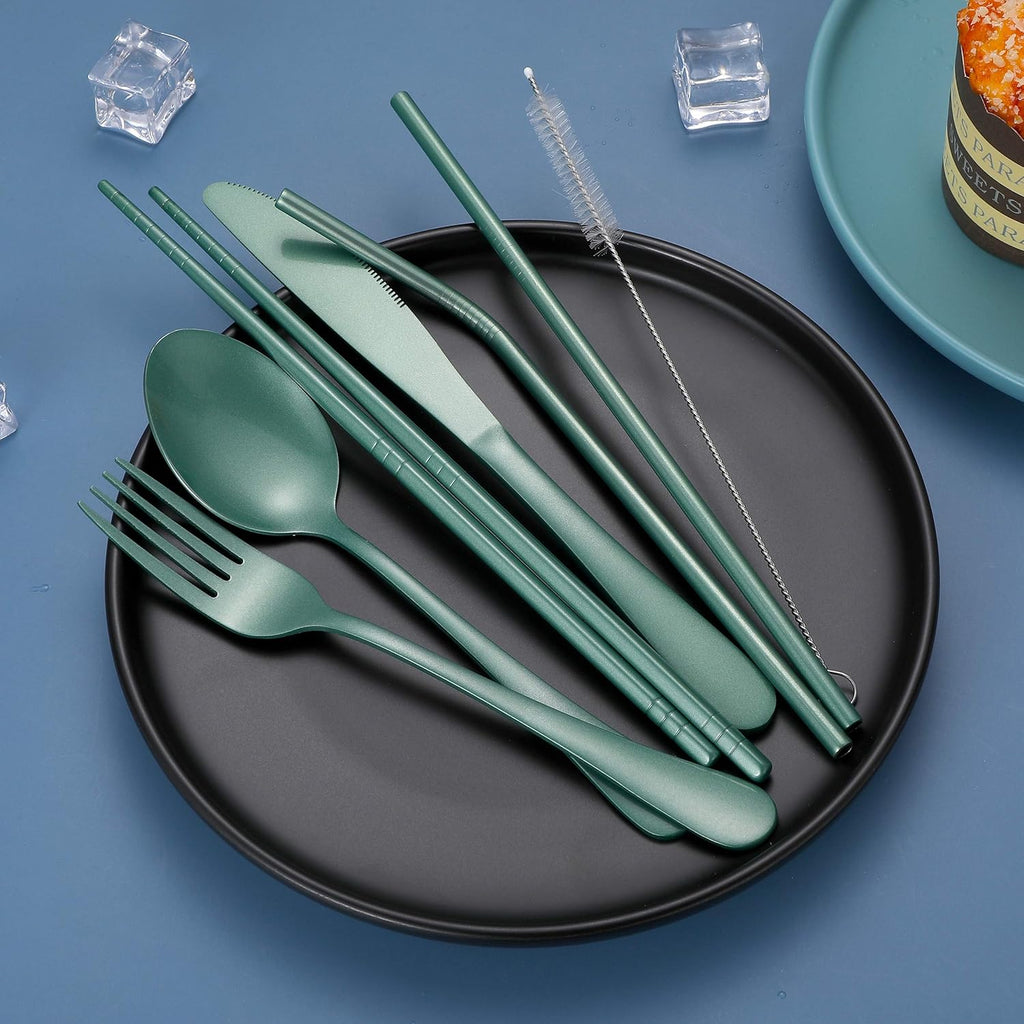 Travel Utensil Set - Stainless Steel | Ka-mostore