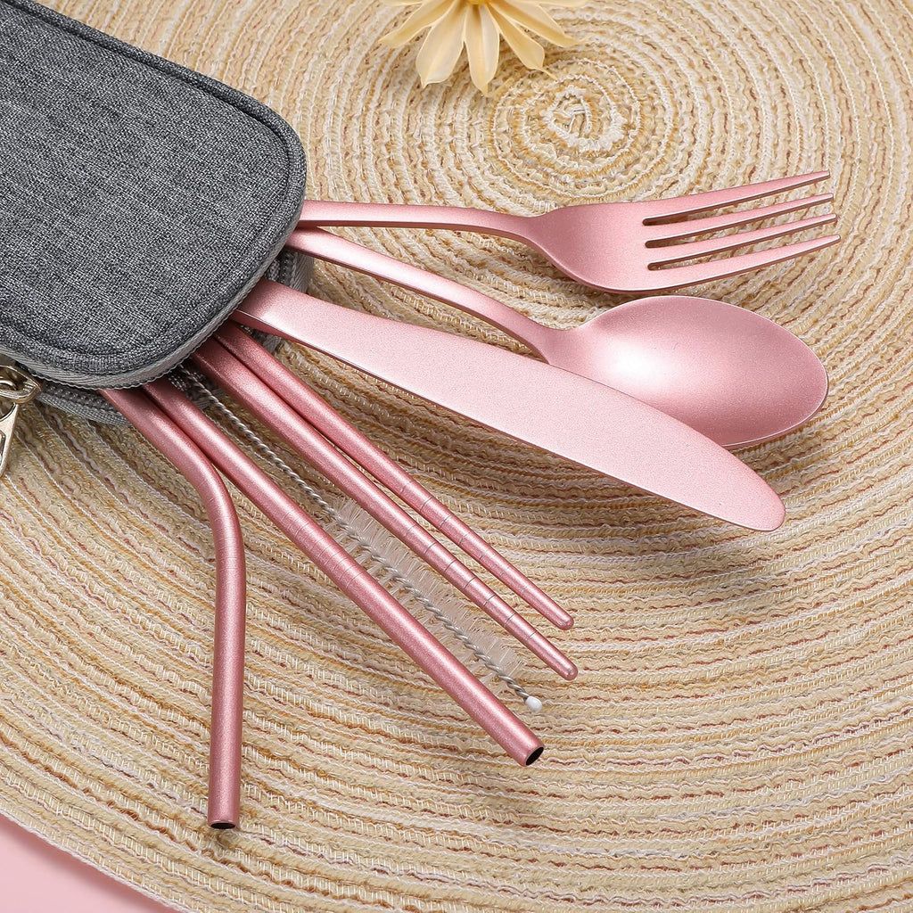 Travel Utensil Set - Stainless Steel | Ka-mostore