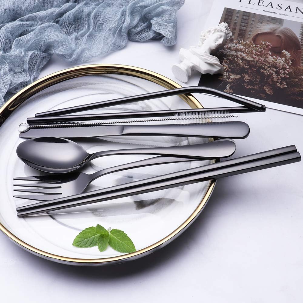 Travel Utensil Set - Stainless Steel | Ka-mostore