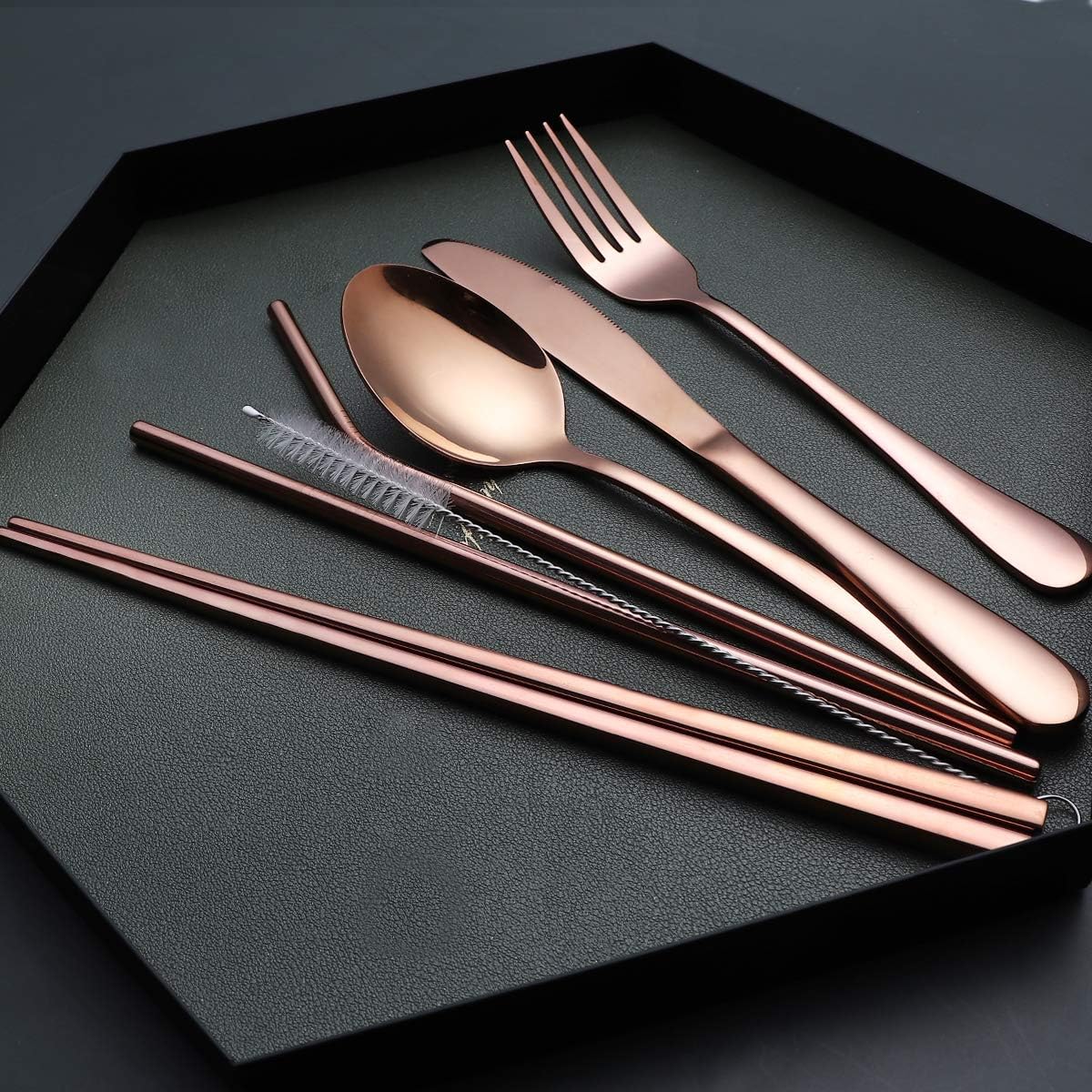Travel Utensil Set - Stainless Steel | Ka-mostore