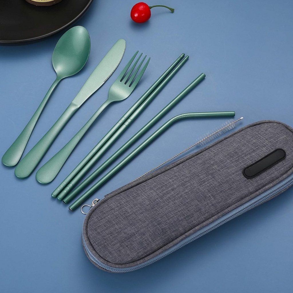 Travel Utensil Set - Stainless Steel | Ka-mostore