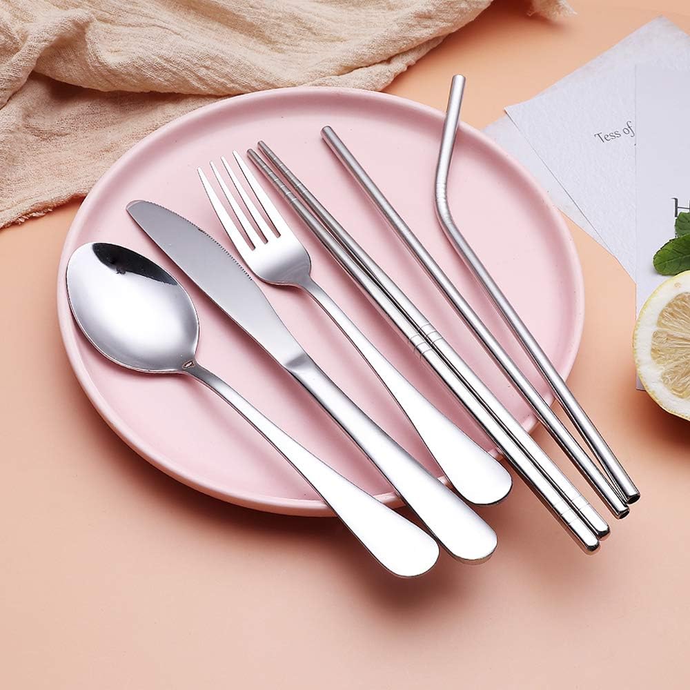 Travel Utensil Set - Stainless Steel | Ka-mostore