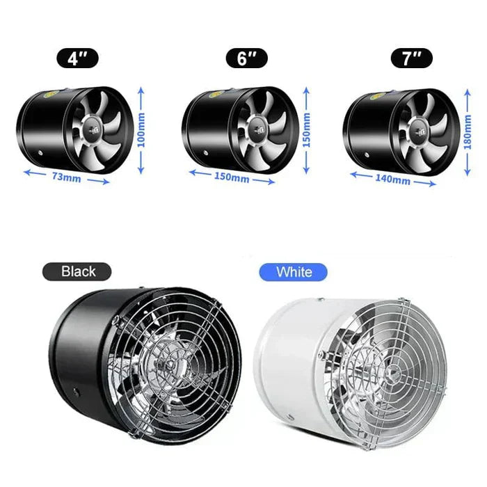 Powerful and Silent Extraction Fan – WhisperFlow | Ka-mostore