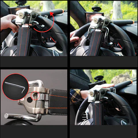 Powerful Car Steering Wheel Lock Bar | Ka-mostore