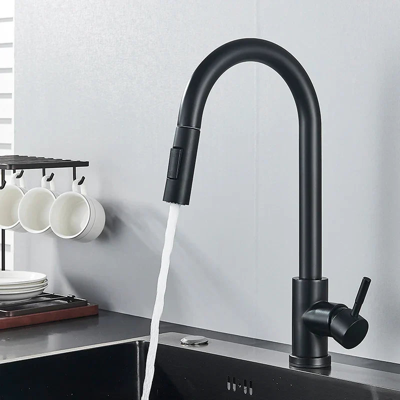 Practical and Elegant Kitchen Faucet with Pull-Out Function | Ka-mostore