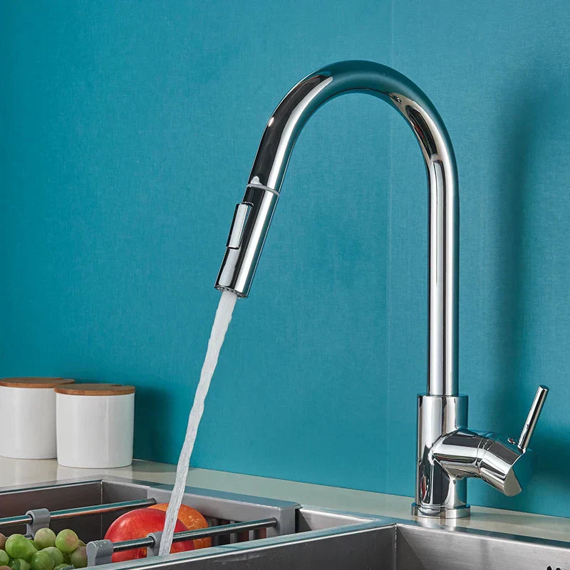 Practical and Elegant Kitchen Faucet with Pull-Out Function | Ka-mostore