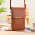 Kompakt lædertaske med justerbar crossbody-rem | Ka-mostore