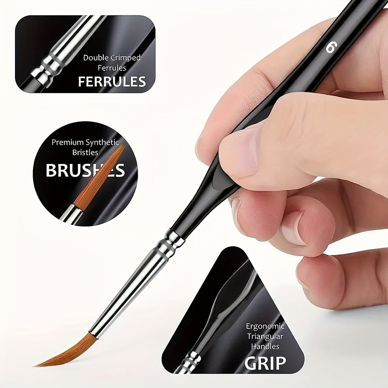 Precision Detail Brush – Ideal for Precise Painting and Detailed Artwork | Ka-mostore