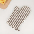 Premium Striped Heat-Resistant Oven Mitt | Ka-mostore