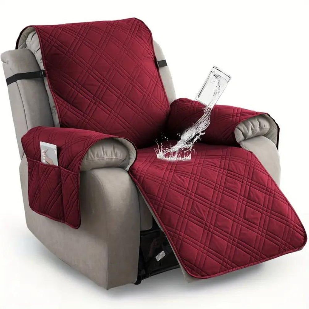 Waterproof Quilted Recliner Protector Cover | Ka-mostore