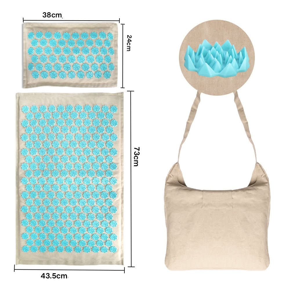 PRESSUREASE – Acupressure Mat for Natural Pain Relief and Relaxation | Ka-mostore