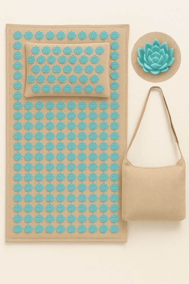 PRESSUREASE – Acupressure Mat for Natural Pain Relief and Relaxation | Ka-mostore