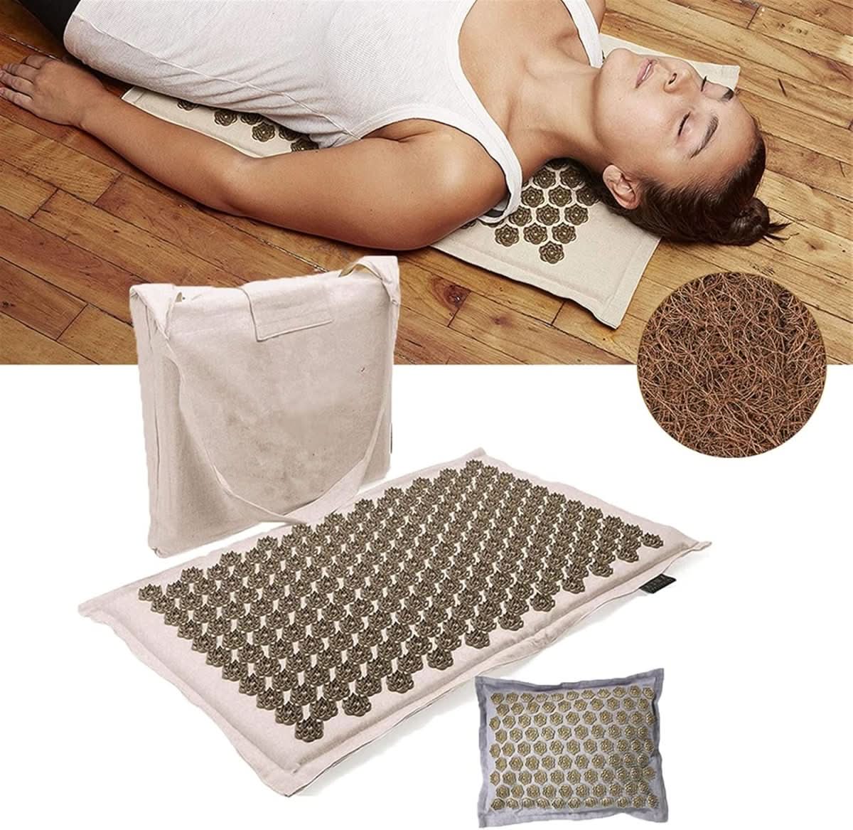 PRESSUREASE – Acupressure Mat for Natural Pain Relief and Relaxation | Ka-mostore