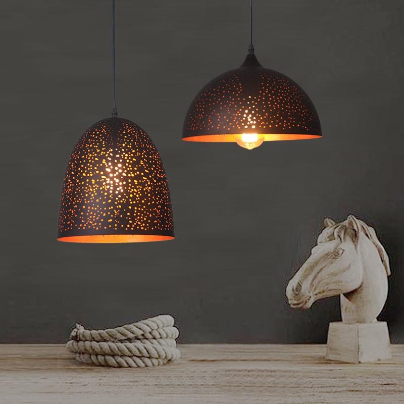 NovaKe Circuit Retro Pendant Light In Iron Finish With E27 Socket For Living Rooms And Kitchens