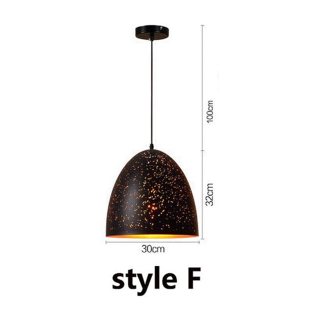 NovaKe Circuit Retro Pendant Light In Iron Finish With E27 Socket For Living Rooms And Kitchens