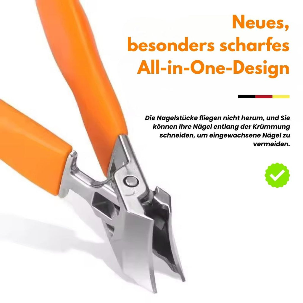 Unghieră ProKnipser lată pentru unghii groase — Design anti-stropire