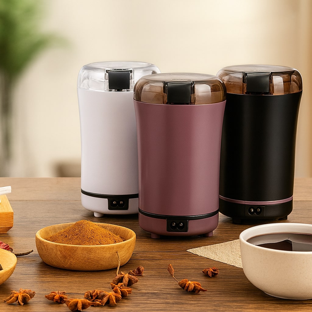 ProMahl Elektrische Kaffee- und Gewürzmühle — Leistungsstarker Motor, Edelstahlklingen