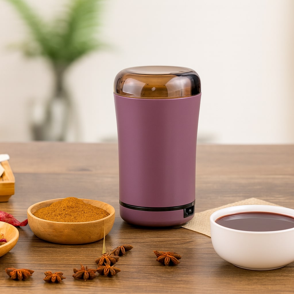 ProMahl Elektrische Kaffee- und Gewürzmühle — Leistungsstarker Motor, Edelstahlklingen